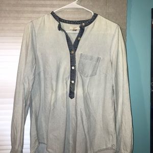 Jean button down
